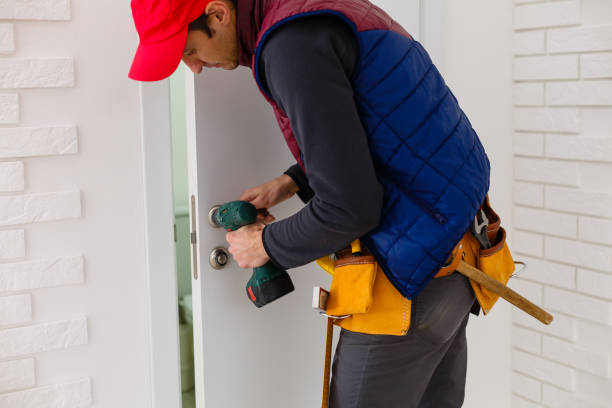 istock Portrait of happy repairman worker with tools 1259220814