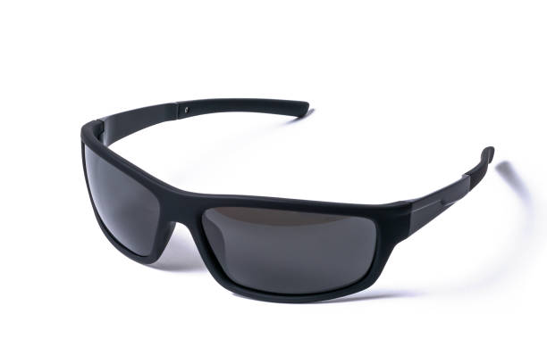 istock Mens black sunglasses isolated on white background 1259231985