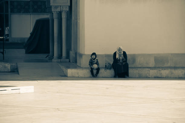 The Hassan II Mosque is a mosque in Casablanca, Morocco. It is the largest functioning mosque in Africa and is the 7th largest in the world. People sitting inside and outside where to spend their time.