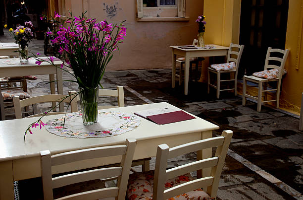 istock Street restaurant in Rethymnon (Crete,Greece) 125930300