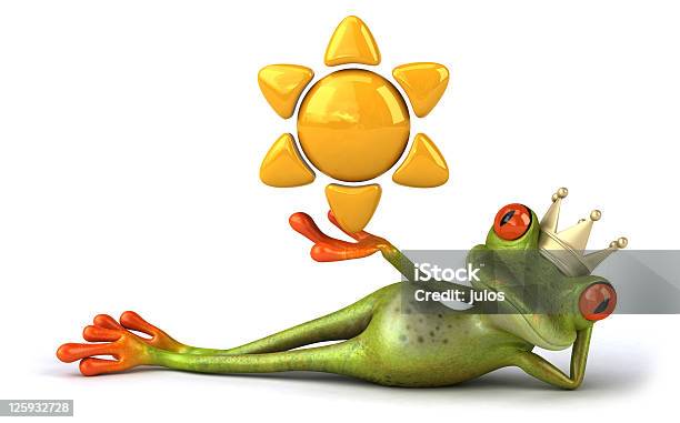 Frog And Sun Stock Photo - Download Image Now - Amphibian, Animal, Color Image