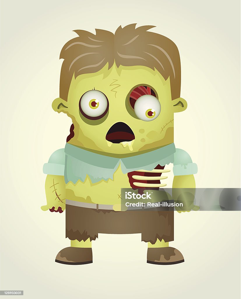 Cartoon Zombie Stock Illustration - Download Image Now - Animal, Cartoon,  Characters - iStock