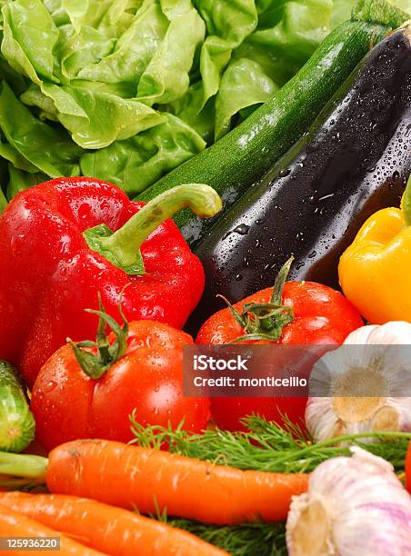 Composition With Variety Of Raw Vegetables Stock Photo - Download Image Now - Antioxidant, Carrot, Color Image