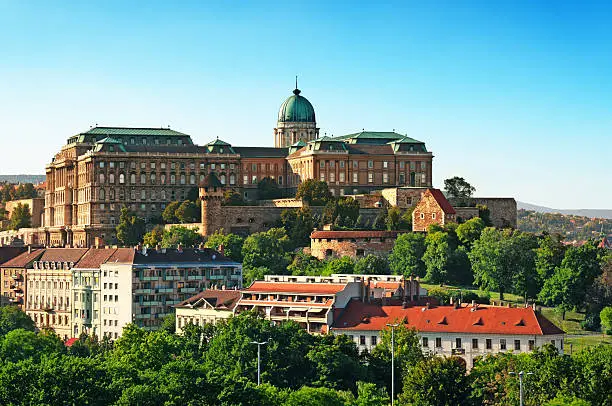 View of Buda Castle from Gellert Hill.