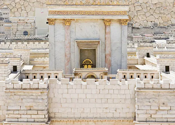 Model of ancient Jerusalem in the period of the second temple.