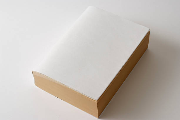 istock Isolated shot of thick blank book on white background 125940839