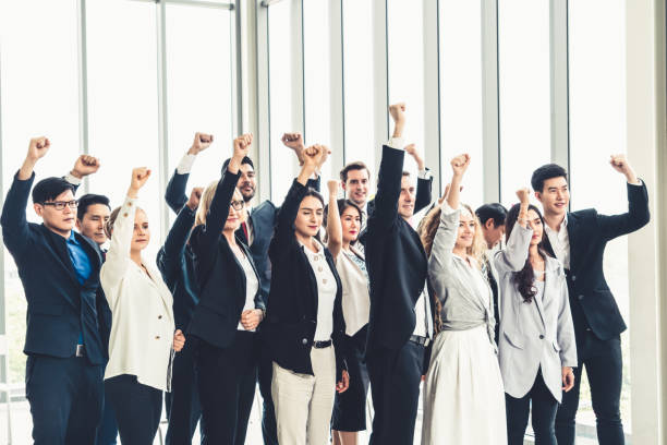 istock Successful business people standing together 1259417946