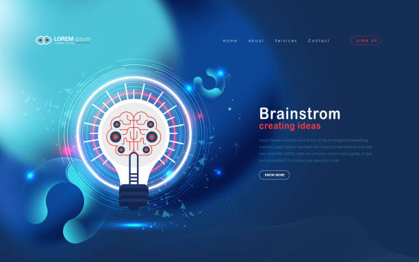 иллюстрация фонда brain storm - brain concentration mental illness intelligence stock illustrations