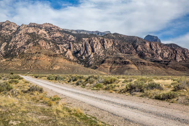 istock Pink granite cliffs below Notch Peak in Utah's West Desert. 1259454209