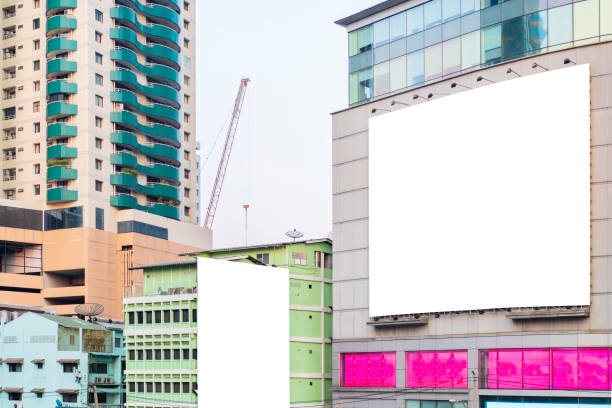 istock Large billboards that are installed on the building 1259469232