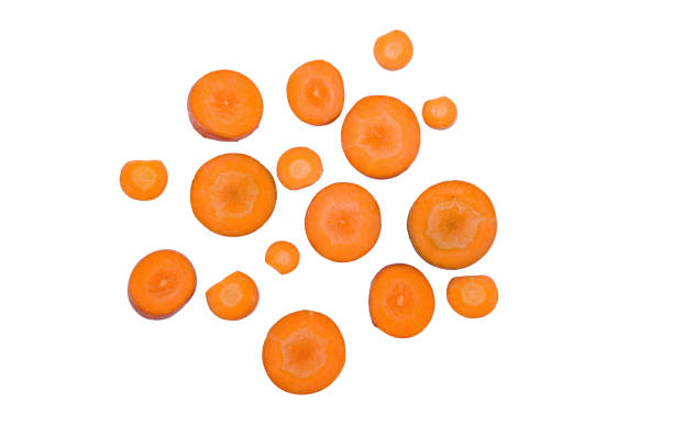 istock Slices of carrot 1259508943