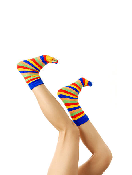 istock Legs in zebrine socks 125953430