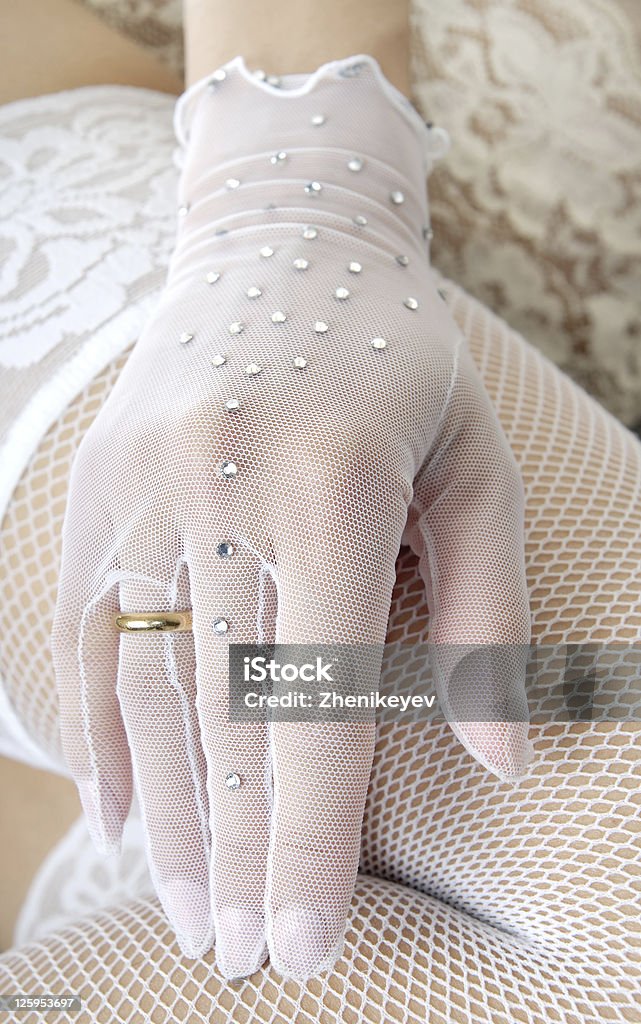 Mãos da noiva - Foto de stock de Adolescência royalty-free