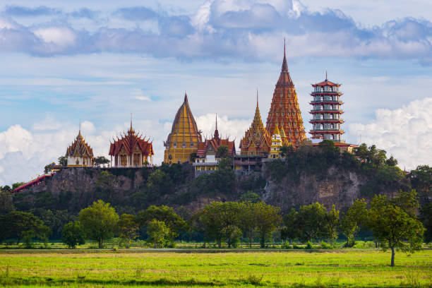 istock Ancient temple on top of mountain. 1259559029