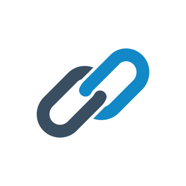 Add chain icon This icon use for website presentation and android app chain store stock illustrations