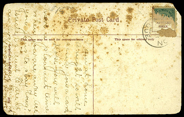 istock Vintage private postcard xxlarge 125958380