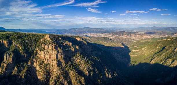 istock Panorama Views of Scenic Canyon and Mountains 1259594768