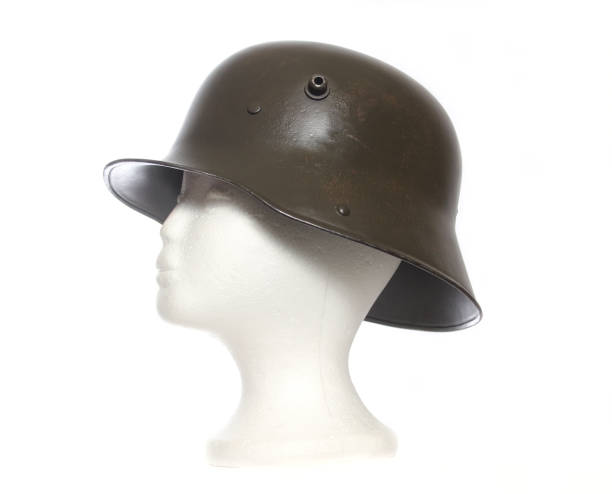 istock World War 1 German Military Helmet on Mannequin 1259617401