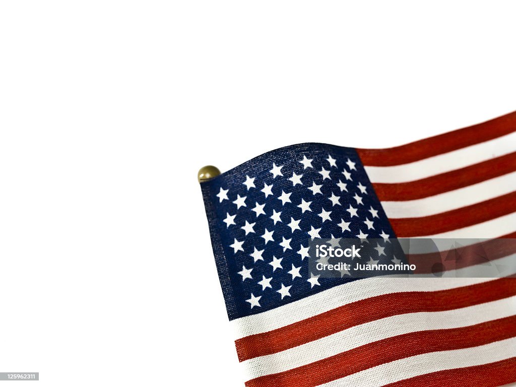 EUA bandeira em branco - Foto de stock de 4 de Julho royalty-free
