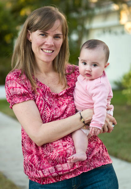 istock Caucasian mother with her daughter 125964407