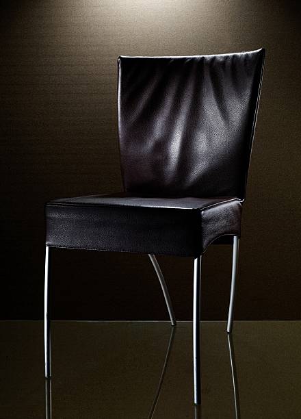 istock Leather chairs in the glass floor 125965137