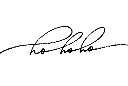 ホーホーホーフレーズ現代のブラシ書道冬休みデザインへの手書き文字の碑文ベクトルイラスト 2021年のベクターアート素材や画像を多数ご用意