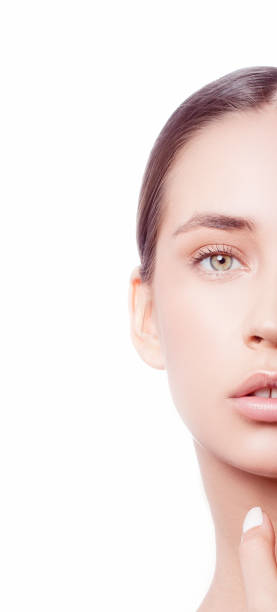 istock Beauty face, model girl 1259743898