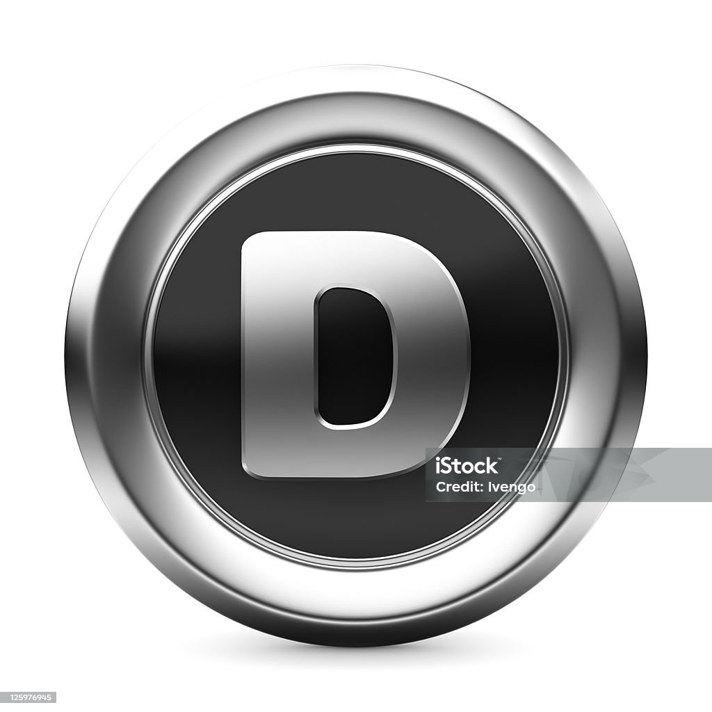 Ikona litery D - Zbiór zdjęć royalty-free (Alfabet)