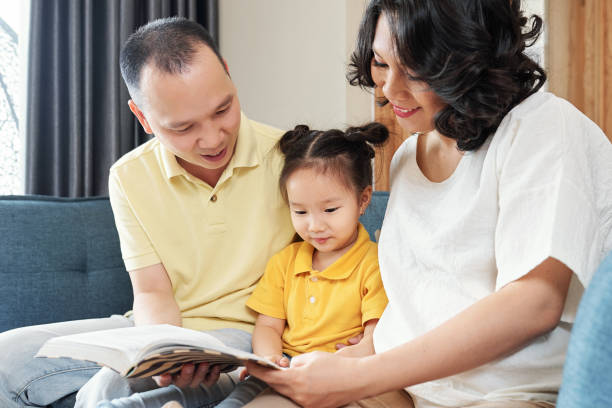 istock Parents reading to daughter 1259781699