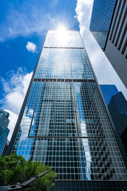 istock Financial district in Wanchai, Hong Kong 1259783891