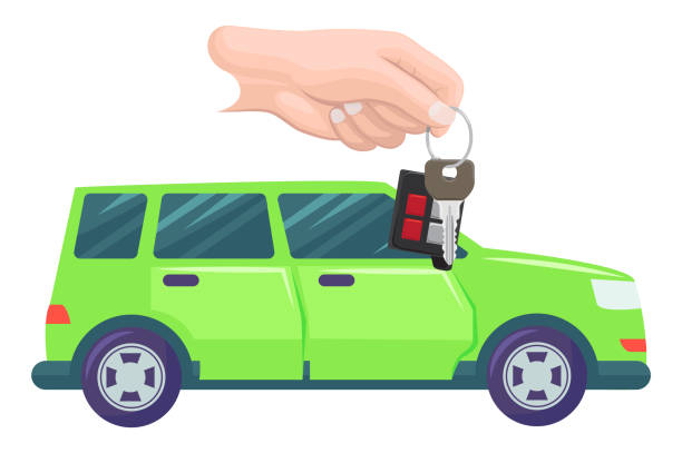 istock Car Property and Keys in Hands, Buying Vehicle 1259798120
