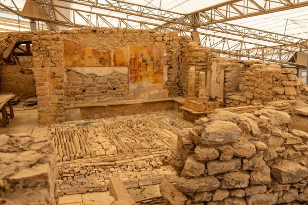 istock Ephesus ancient city ruins 1259801430