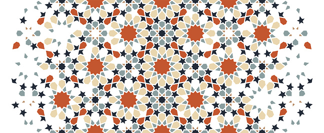 Arab Star Pattern Arab Geometric Flower Star Vector Pattern Border Texture Wallpaper ...