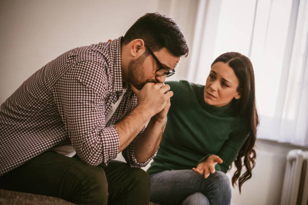istock Couple at home 1259814520