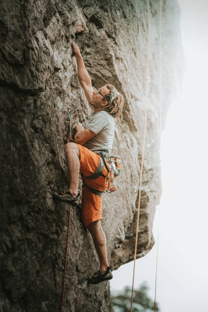 istock Climber on the Italian Alps 1259830511