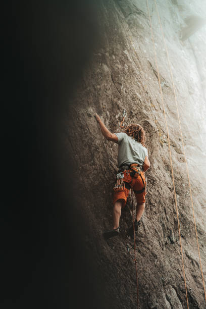 istock Climber on the Italian Alps 1259832829