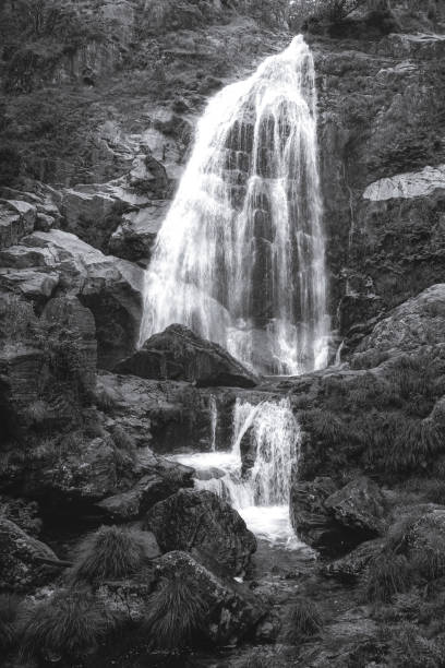 istock Belelle waterfall in Neda, Galicia, Spain 1259876214