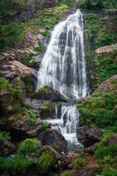 istock Belelle waterfall in Neda, Galicia, Spain 1259883663