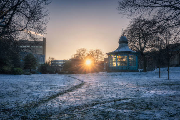 Sunset at The University Of Sheffield, Winter