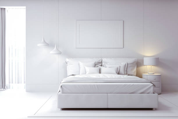 istock 3d render of beautiful bedroom interior room 1259934676