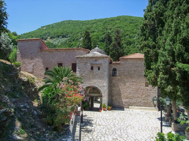 istock Evangelistria Monastery at Skiathos 1259936997