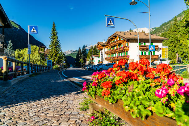 istock Town in Italian alps 1259941966