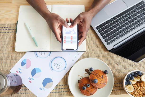 istock Man working with business charts 1259996809