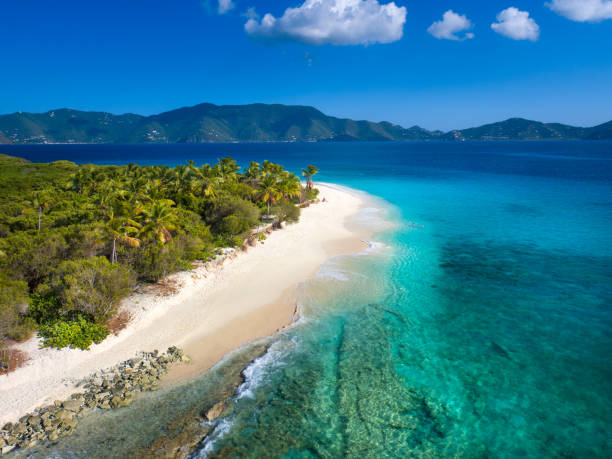 istock aerial view of Sandy Cay, British Virgin Islands 1260009207