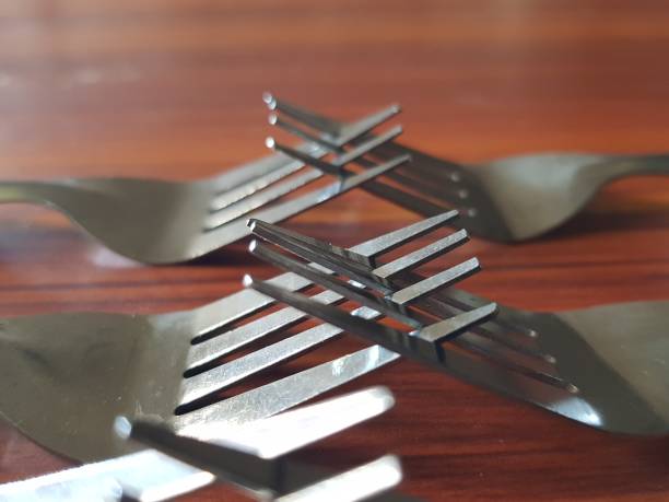 istock Close up picture of forks 1260028203
