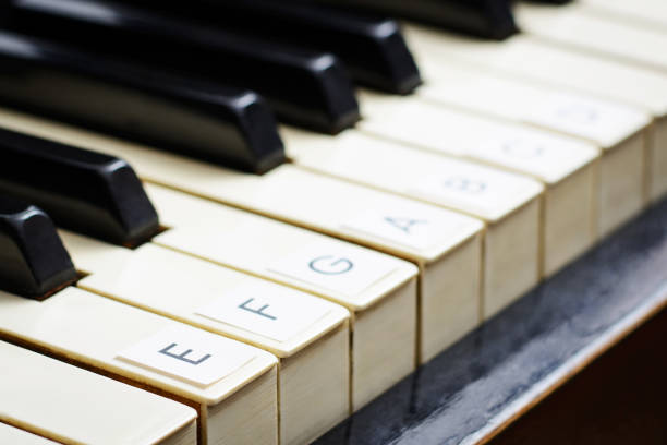 istock Signed keys of an old piano 1260035924