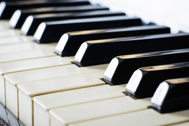 istock Keyboard of an old piano 1260035929