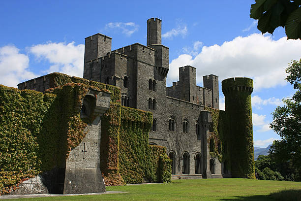 Penrhyn Castle stock photo