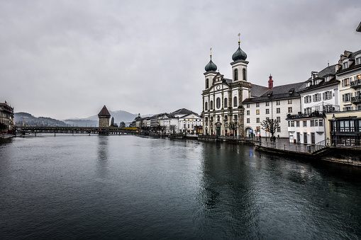 Jesuit Church In Luzern, Switzerland