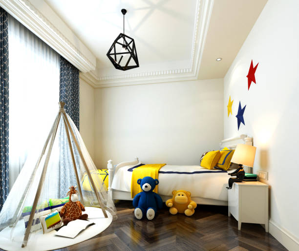 istock 3d render of kids room 1260082478